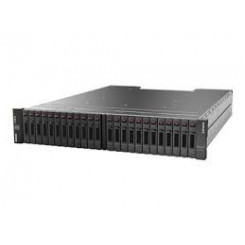 Lenovo ThinkSystem DS6200 SFF SAS Dual Controller Unit - Hard drive array - 24 bays (SAS-3) - SAS 12Gb/s (external) - rack-mountable - 2U